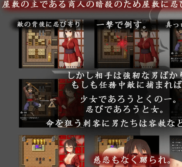 图片[2]-1630[精品RPG/日式和服] 女忍者牡丹 くノ一牡丹 v1.02 AI汉化版 [1.10G]-ACG俱乐部 - 各类游戏免费下载