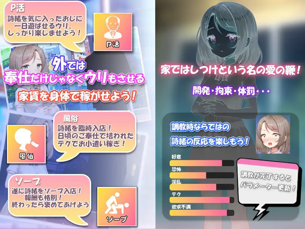 图片[2]-1647【SLG/AI汉化/PC】将纯真少女调教成我喜欢的模样～收留无家可归的少女并进行情色开发！宠爱还是欺凌全凭我的喜好～-ACG俱乐部 - 各类游戏免费下载