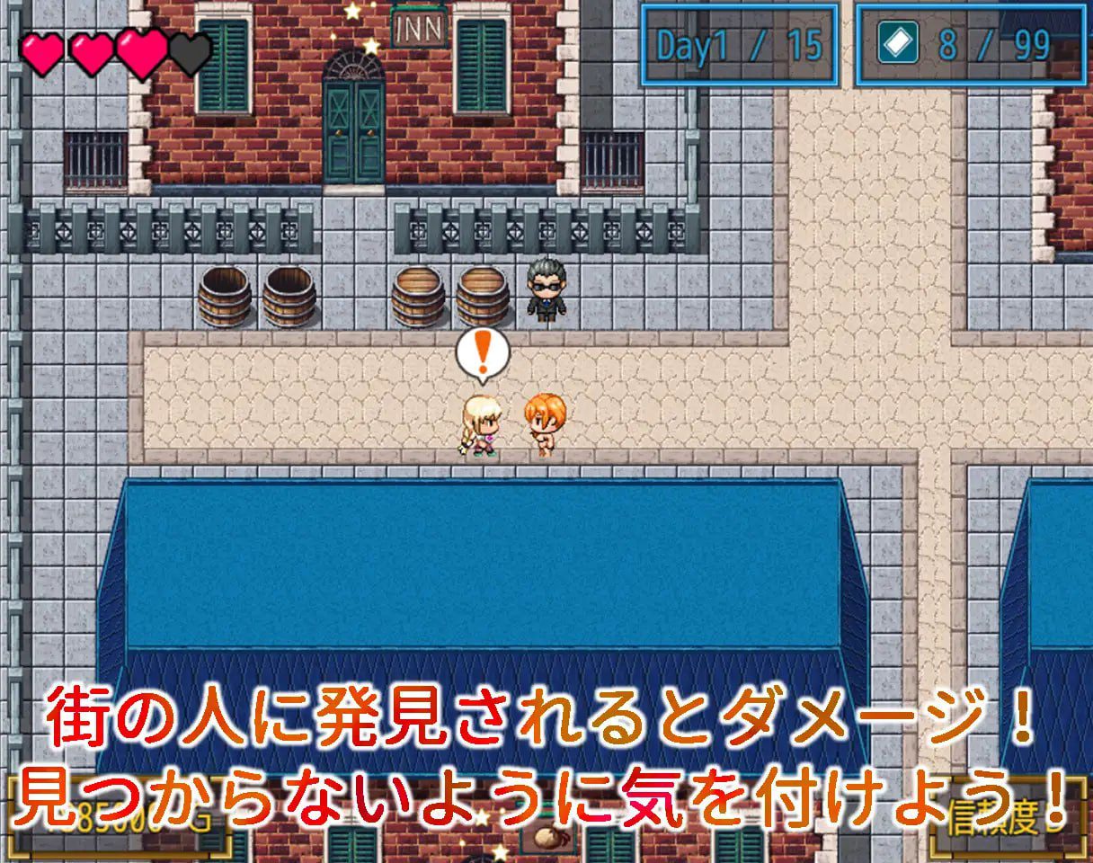 图片[3]-1951【探索RPG/汉化/PC+安卓】风俗露出娘艾丽莎之卖身还债日记（露出風俗嬢エリシャ～借金返済の日々～）V1.0 内嵌AI汉化-ACG俱乐部 - 各类游戏免费下载