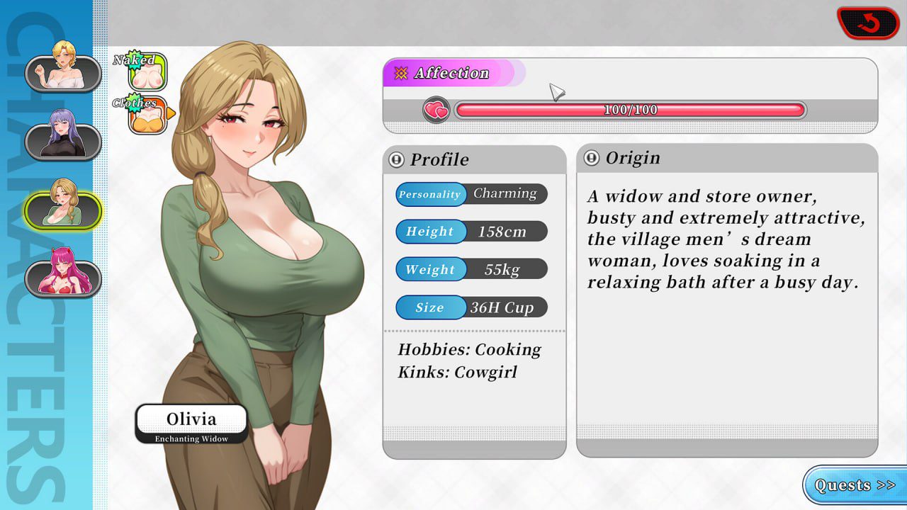 图片[4]-5609【爆款沙盒SLG/后宫/全动态】幸福岛幻想（Happy Island Fantasy）v1.1.0.0 官方中文步兵版 正式版+存档 [5.70G]-ACG俱乐部 - 各类游戏免费下载