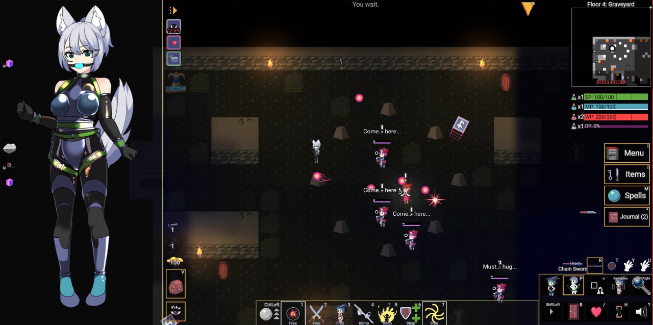 图片[4]-3900【RPG/肉鸽/官中/无码】变态地牢 Kinky Dungeon v5.4.51-ACG俱乐部 - 各类游戏免费下载