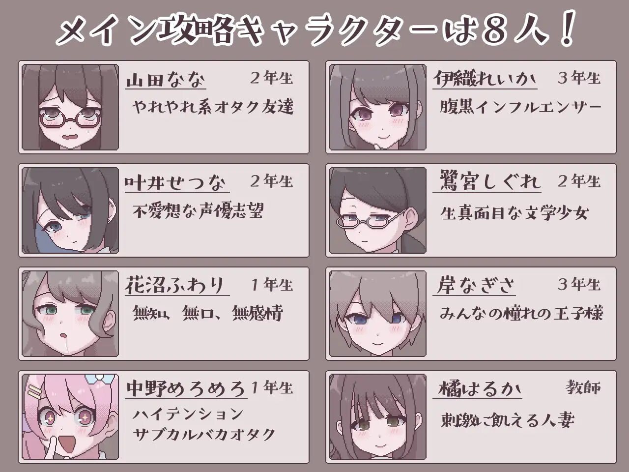 图片[4]-4134[互动SLG/像素动态] 扶她生活~扶她阴角的后宫模拟~ ふたモテ生活 ～ふたなり陰キャのハーレムシミュレーション～ AI汉化版+全CG解锁 [PC+安卓-610M]-ACG俱乐部 - 各类游戏免费下载